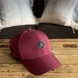 SWANNIES GOLF OXBLOOD BURGUNDY RED BASEBALL CAP DAD HAT ADJ NWOT
